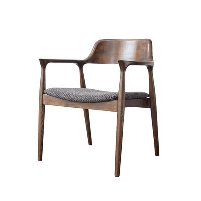 Dining Room Furniture Modern Black Leather Upholstered Wooden Material Dining Chair with Upholstery and Design