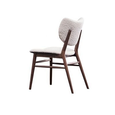 PU Leather Wooden Legs Dining Chair for Specific in Modern Dining Room Furniture