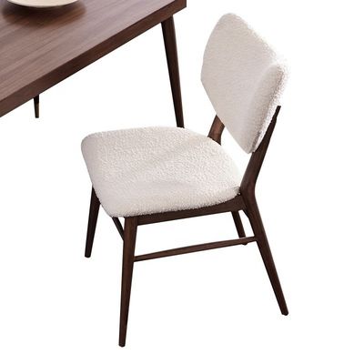 PU Leather Wooden Legs Dining Chair for Specific in Modern Dining Room Furniture