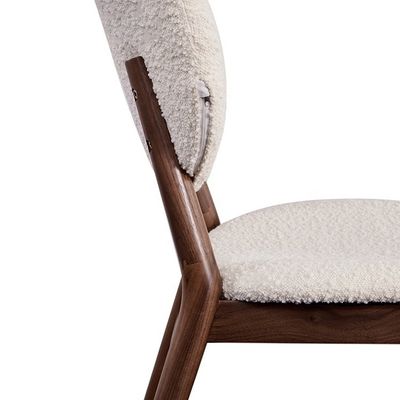 PU Leather Wooden Legs Dining Chair for Specific in Modern Dining Room Furniture