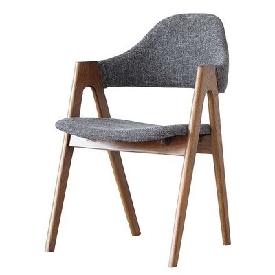 6 Chairs Wooden Dining Table Set in Nordic Style for Dining