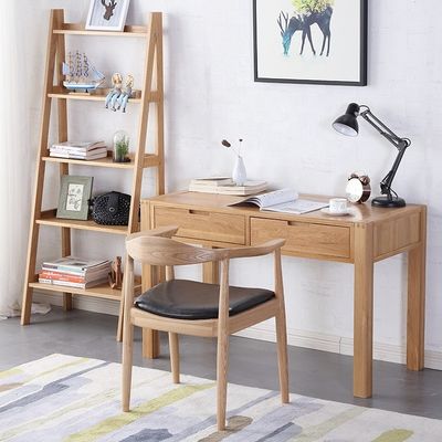 Solid Wood Low Round Back Dining Chair in Modern Style for Luxury Dining