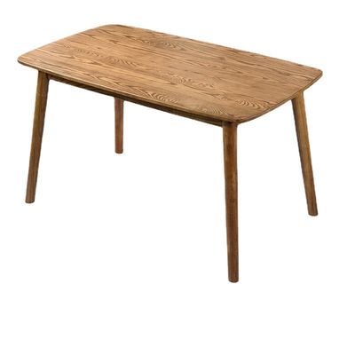 Solid Wood Dining Table Set for Family Classic Design Wooden Material Weddings