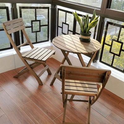 Mail Packing Y Durable Outdoor Patio Furniture Sets with Solid Wood Modern Dining Set and Garden Chairs