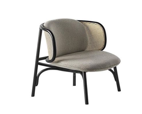 Wooden Single Rattan Chair for Latest Design Upholstered Wood Chair W68*D70*H82cm