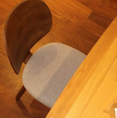 Dining Chair Nordic Furniture Upholstered Wood Chairs Demountable Cafe Chair Assembling Specific W44cm*D46cm*89cm