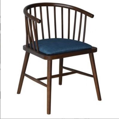 Modern Design Stacking Winsor Dining Chair Solid Wood Furniture for Nordic Custom Restaurant