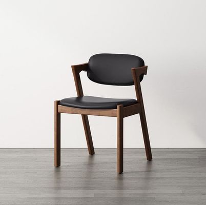 Mail packing Y Leisure Facilities Nordic Oak Wood Leather Chair Classical Wood Dining Chairs Restaurant Chair