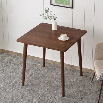 Customized Color Solid Wood Dining Room Square Coffee Table Modern Light Luxury Small Square Table
