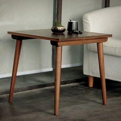 Customized Color Solid Wood Dining Room Square Coffee Table Modern Light Luxury Small Square Table