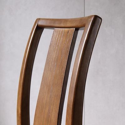 Unique Design Modern Solid Wood Dining Chairs in Oak Finish for Restaurants