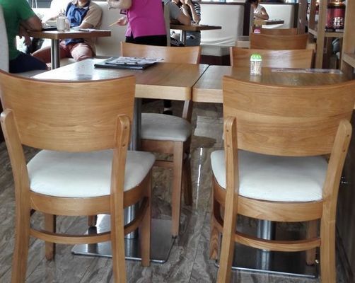 Hotel/Cafe/Restaurant Wooden Dining Chair with Commercial Grade Wood Type Ash Wood