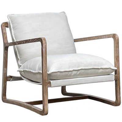 Living Room Furniture Best Wooden Chair with Upholstered Seat and Solid Wood Frame