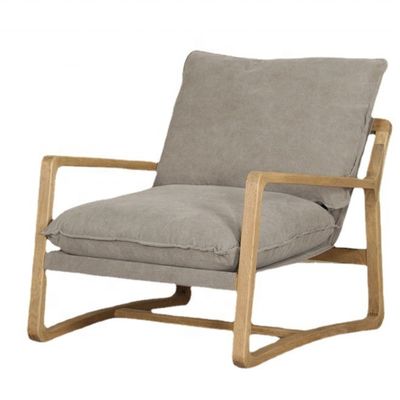 Living Room Furniture Best Wooden Chair with Upholstered Seat and Solid Wood Frame
