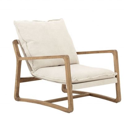 Living Room Furniture Best Wooden Chair with Upholstered Seat and Solid Wood Frame