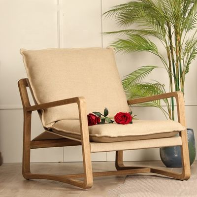 Living Room Furniture Best Wooden Chair with Upholstered Seat and Solid Wood Frame