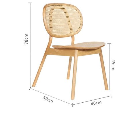 Latest 5 Star Rattan Chair Solid Oak Furniture Ready Made Office Chairs for Personal Customized in Modern Design