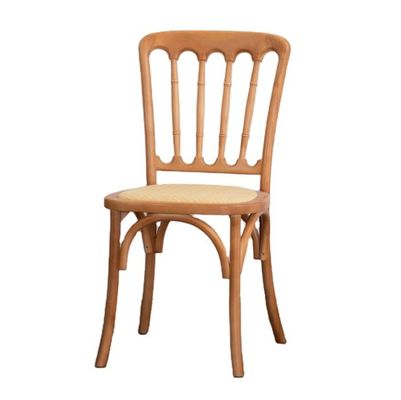 Solid Wood Chivari Chair for Rattan Dining at Classical Wedding Events