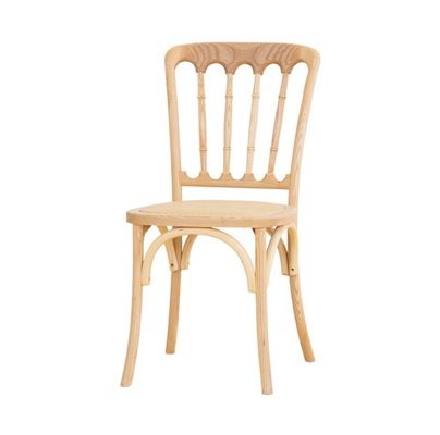 Solid Wood Chivari Chair for Rattan Dining at Classical Wedding Events