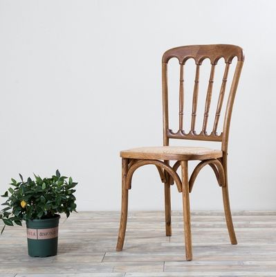 Solid Wood Chivari Chair for Rattan Dining at Classical Wedding Events