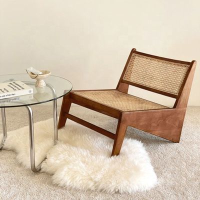 OEM/ODM Modern Style Rattan Wooden Creative Living Room Patio Rattan Chair Back Chair Perfect for Apartment