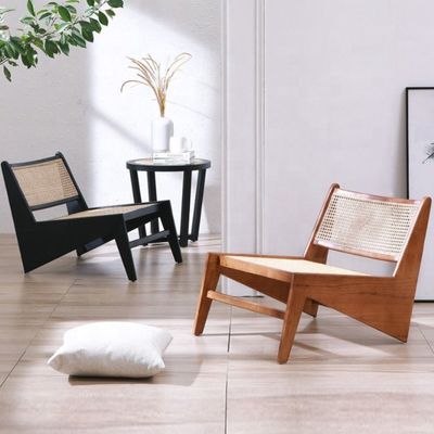 OEM/ODM Modern Style Rattan Wooden Creative Living Room Patio Rattan Chair Back Chair Perfect for Apartment