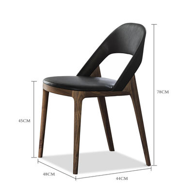 Modern Nordic Wood Chair for Furniture Design Restaurant Upholstered Dining
