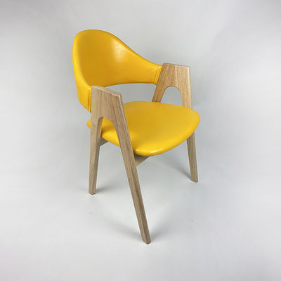 Commercial Luxury Modern Style Wooden Leg Dining Chair with Manufactory Solid Living Room Furniture