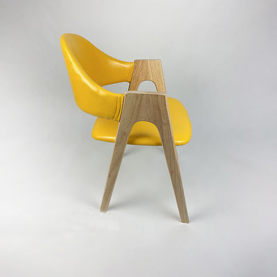 Commercial Luxury Modern Style Wooden Leg Dining Chair with Manufactory Solid Living Room Furniture