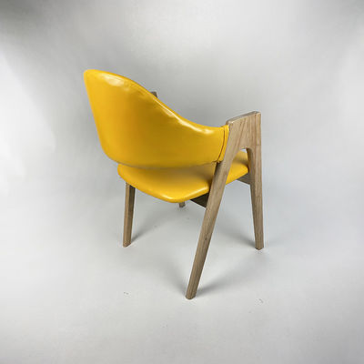Commercial Luxury Modern Style Wooden Leg Dining Chair with Manufactory Solid Living Room Furniture