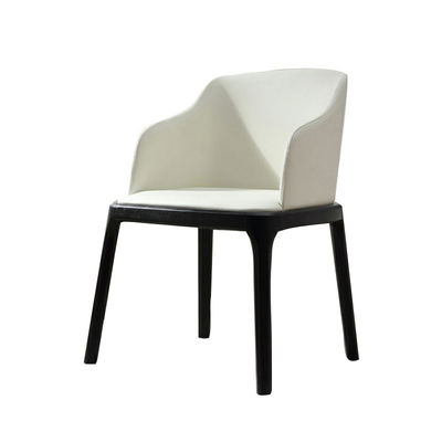 Nordic Gray Luxury Fully Fabric Upholstered Dining Chair Luxury Modern Style for Dining Room Furniture