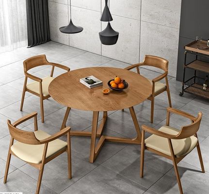 Mail Packing Y Dining Room Furniture Customized Modern Designs Round Solid Wood Coffee Table Top for Restaurant