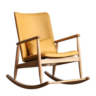Transitional Design Style Solid Wood Office Leisure Chair with Soft Cushion and Competitive