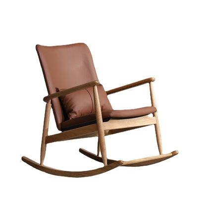Transitional Design Style Solid Wood Office Leisure Chair with Soft Cushion and Competitive