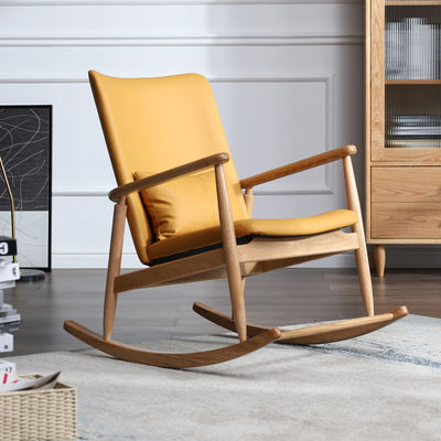 Transitional Design Style Solid Wood Office Leisure Chair with Soft Cushion and Competitive