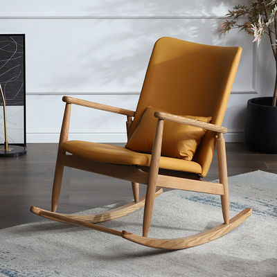 Transitional Design Style Solid Wood Office Leisure Chair with Soft Cushion and Competitive