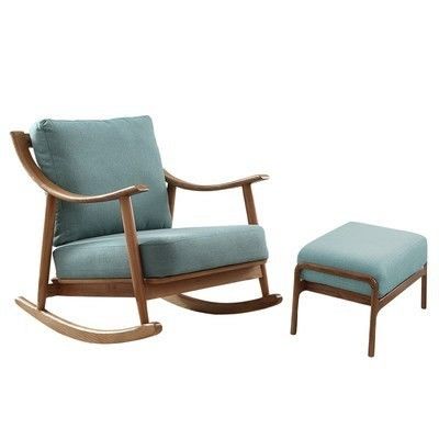 Mail Packing Wooden Furniture Rocking Sofa Chair for Home and Office in North Europe Style Design