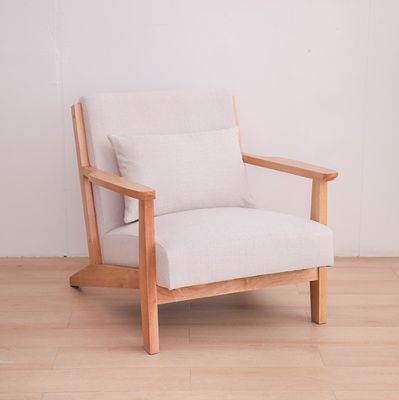 Single Couch Living Room Sofas with Removable Cover and Nordic Lazy Sofa Chair