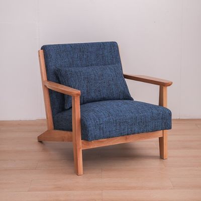 Single Couch Living Room Sofas with Removable Cover and Nordic Lazy Sofa Chair