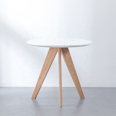 Home Furniture Modern Designs Adjustable Height Coffee Table Restaurant Round Solid Wood Dining Table
