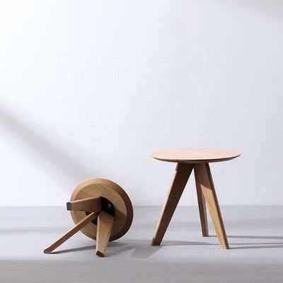 Home Furniture Modern Designs Adjustable Height Coffee Table Restaurant Round Solid Wood Dining Table