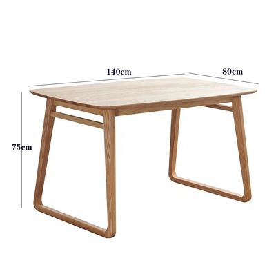 Home Furniture Guaranteed Rectangular Wood Dining Table for Dining Room Decoration