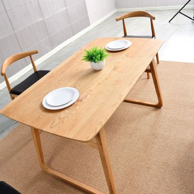 Home Furniture Guaranteed Rectangular Wood Dining Table for Dining Room Decoration