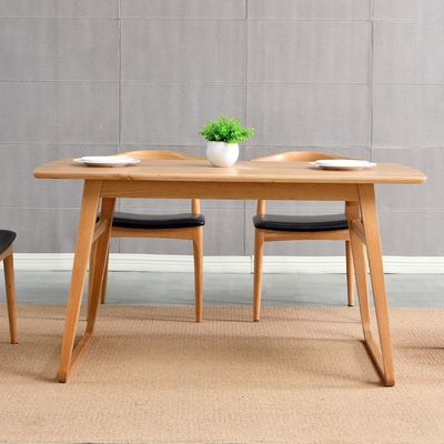 Home Furniture Guaranteed Rectangular Wood Dining Table for Dining Room Decoration