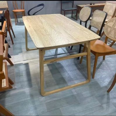 Home Furniture Guaranteed Rectangular Wood Dining Table for Dining Room Decoration