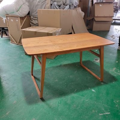 Home Furniture Guaranteed Rectangular Wood Dining Table for Dining Room Decoration