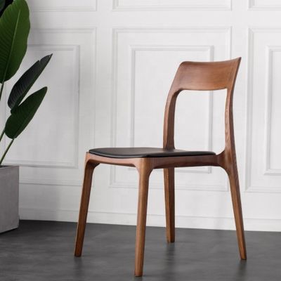 Classic Design Stacked Dining Chair with Solid Wood Material and High Weight Capacity of 200kg