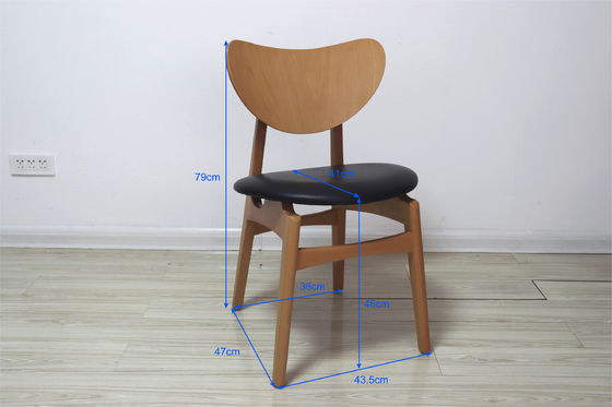 General Home Furniture Modern Upholstery Seating Solid Wood Dining Chairs for Home Bar