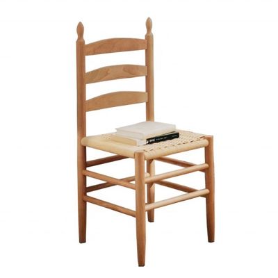 Solid Wood Dining Chair with Rope Seat A Perfect Combination of Form and Function