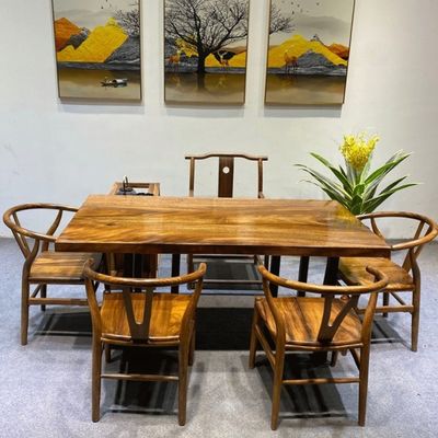 Y Restaurant Specific Solid Wood Dining Chair with NC/PU Paint and Wishbone Design